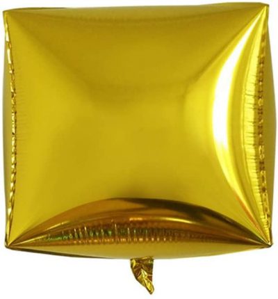 4D Cube Shaped Foil Balloons