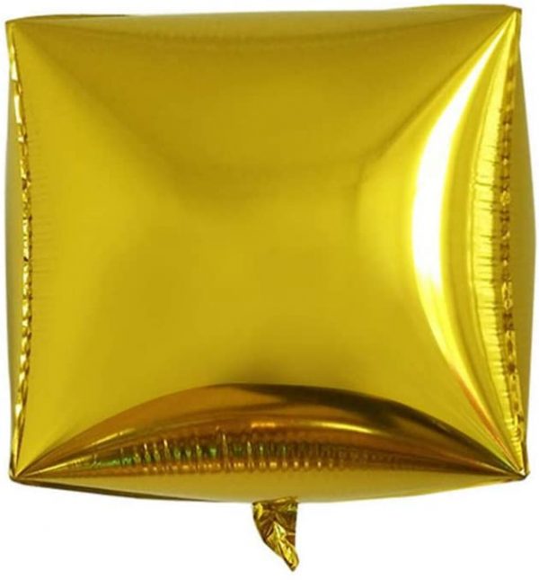 4D Cube Shaped Foil Balloons