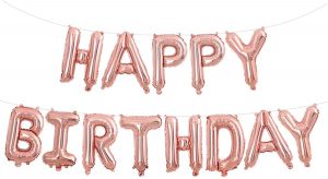 Happy Birthday Foil Balloons