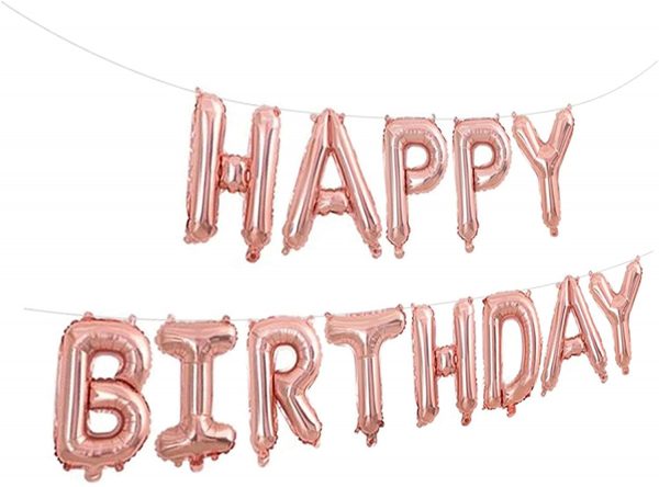 Happy Birthday Foil Balloons