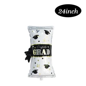 Pack Of 5 Congrats Grad Foil Balloons