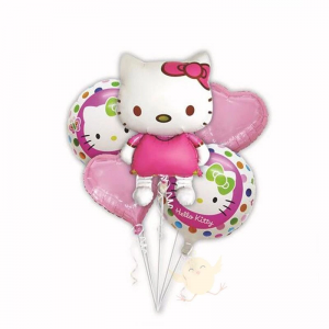 Pack Of 5 Hello Kitty Foil Balloons