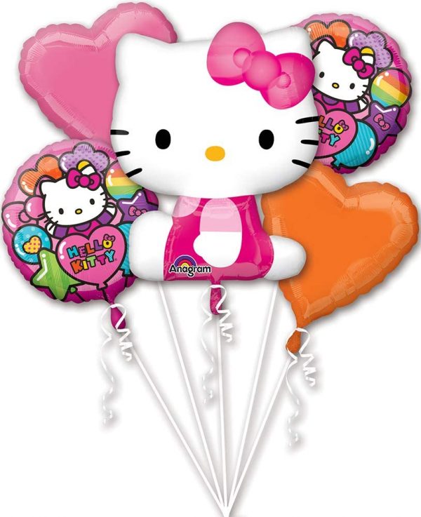 Pack Of 5 Hello Kitty Foil Balloons