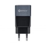 Space WC-10 Metal Series Dual Port USB 2.4A Wall Charger