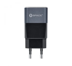 Space WC-10 Metal Series Dual Port USB 2.4A Wall Charger