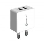 Space WC-101 Dual Port USB 2.4A Wall Charger With Micro USB Cable