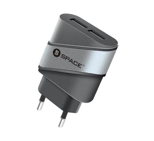 Space WC-112 Dual Port USB 2.4A Wall Charger