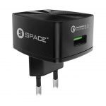 Space WC-130C Quick Charge 3.0 Wall Charger With Type-C Cable