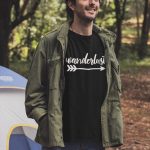 Wanderlust Print T-shirts