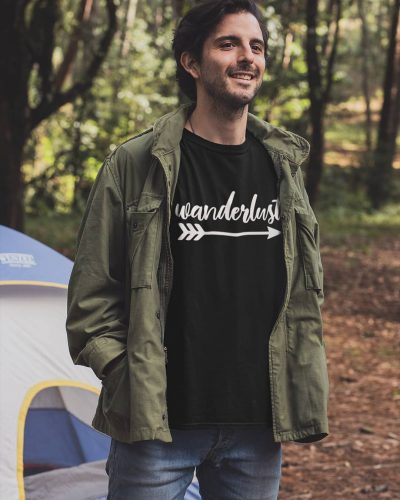 Wanderlust Print T-shirts