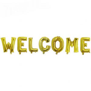 Welcome Foil Balloons