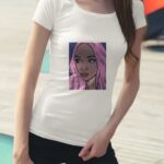 Crying Pink Hair Girl T-Shirts