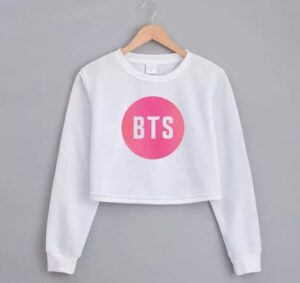 BTS Cropped Sweatshirts