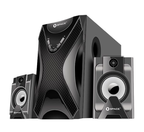 Space BL-955 Blast 2.1 Wireless Speaker System with Fusion LED