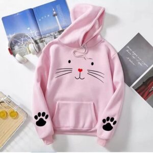 Cute Cat Face Hoodie