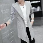 Hazel Grey Long Coat