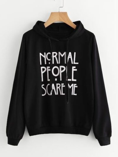 Normal People Scare Me Hoodie