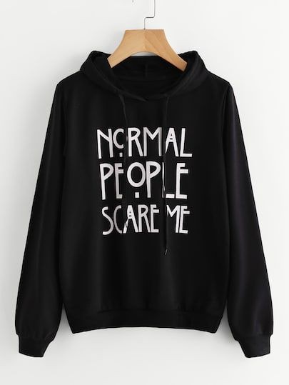 Normal People Scare Me Hoodie Normal People Scare Me Hoodie