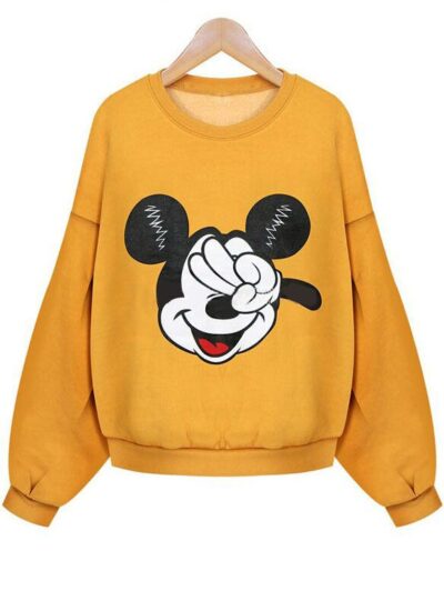 Disney Shy Mickey Mouse Sweatshirt