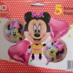 Pack Of 5 Mickey Mouse Foil Balloons