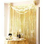 Curtains Foil Backdrop