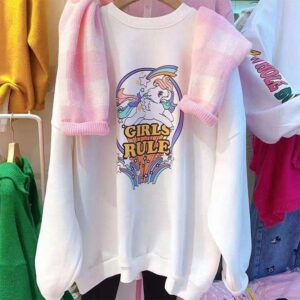 Girls Rule Unicorn Sweatshirts - Image 3