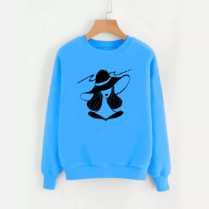 Charming Girl With Hat Sweatshirt