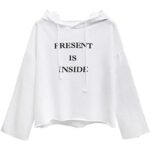 Fresent In Inside Cropped Hoodie