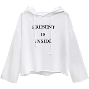 Fresent In Inside Cropped Hoodie