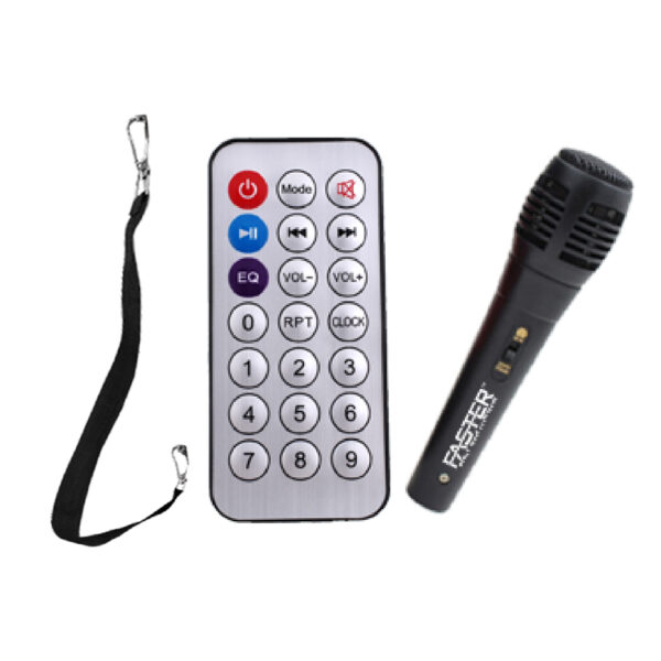 FASTER FS-927 Super Bass Speaker Belt, Remote, Mic