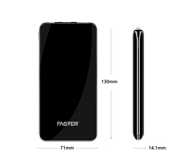 FASTER PD-10 Ultra Slim 10000 mAh Power BankFASTER PD-10 Ultra Slim 10000 mAh Power Bank