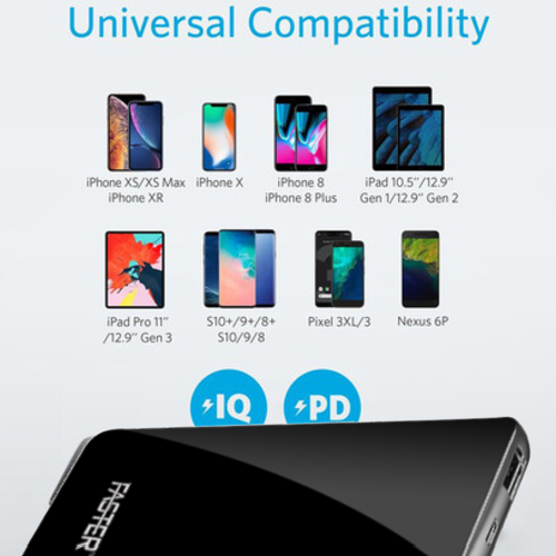 FASTER PD-10 Ultra Slim 10000 mAh Power Bank