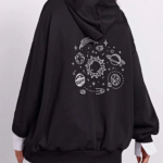 Fifth Avenue Black Space Hoodie