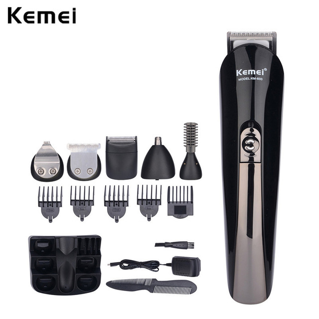Kemei KM-600 Super Kit with 11 grooming extension
