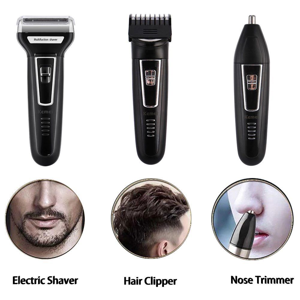 Kemei Km-6558 Nose Trimmer, Shaver, Beard Trimmer