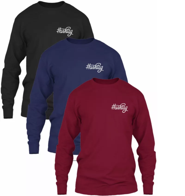 Pack Of 3 #ashtag T-Shirts