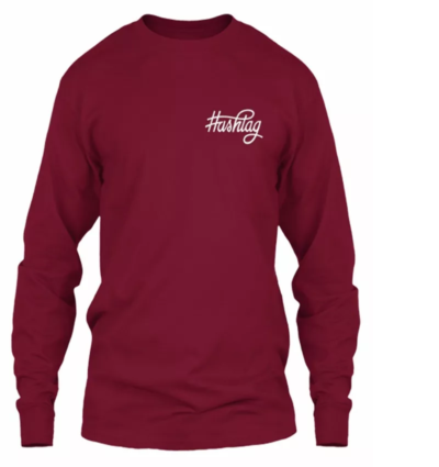 Ashtag red Printed T-Shirt