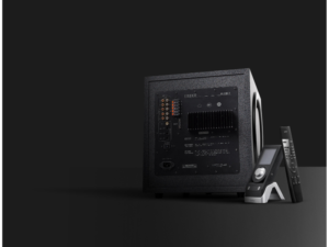 Edifier S760D 5.1 Bluetooth Dolby Surround Home Theatre System - Wired and wireless remote controls