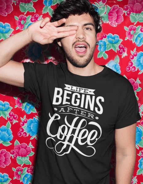Life Begins After Coffee T-Shirts Life Begins After Coffee T-Shirts