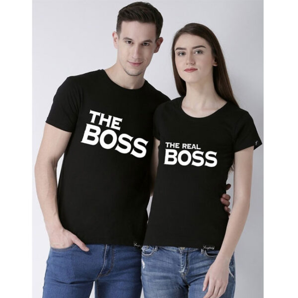 Buy Pack Of T-Shirts (The Boss, The Real Boss) Online