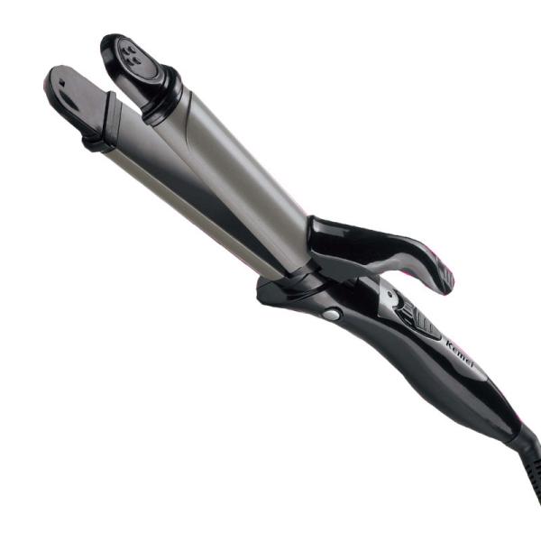 Kemei KM-1297 Professional Hair Straightener, Curler and Styler