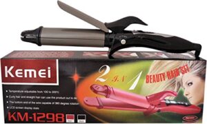 Kemei KM-1297 Professional Hair Straightener, Curler and Styler - Image 2