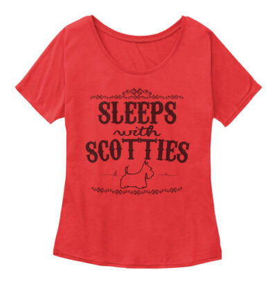 Sleeps With Scotties T-Shirts