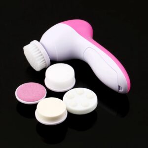 5-1 Multifunction Electric Facial Cleansing Face Massage Brush Skin Care