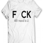 F Ck Printed Graphic