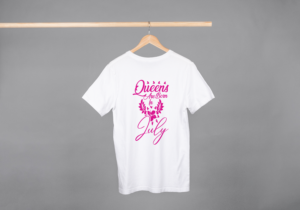 Queens Are Born In July T-shirt