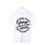 Original Parts Vintage One Of A Kind 1958 (Limited Edition) T-shirt