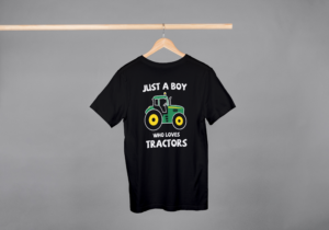 Just A Boy Who Loves Tractors T-shirt