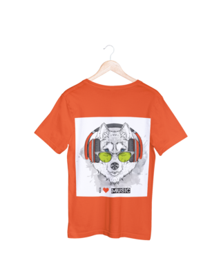 Groovy Animals In Headphones T-shirt