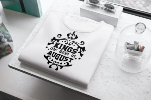 Kings Are Born In August T-shirt